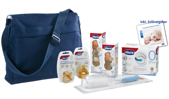 CHICCO WICKELTASCHE BABY FLÄSCHCHEN STARTER SET 2011  